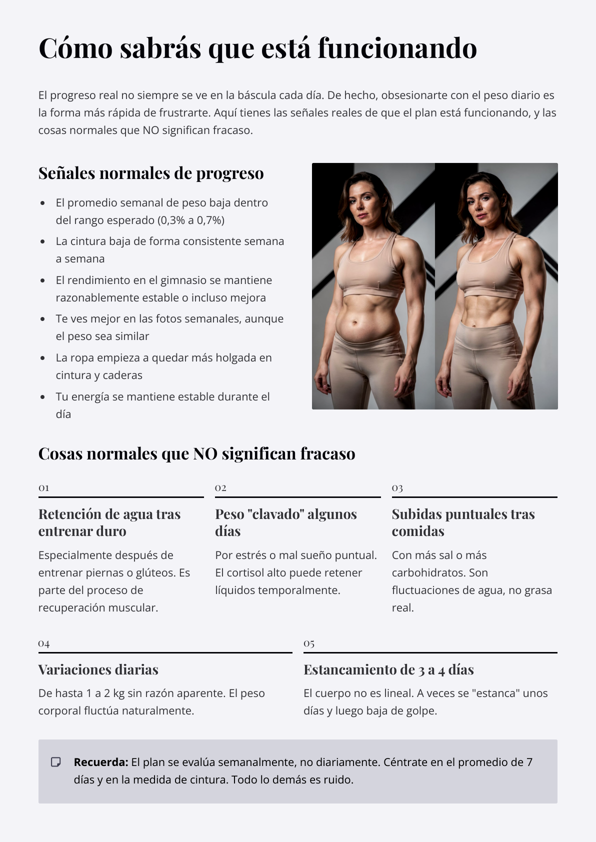 Reto 8 Semanas · Pérdida de Grasa (Mujer · Gimnasio) - Imagen 6